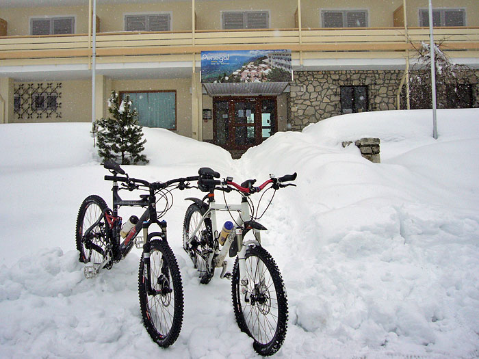 Geschafft, das Hotel am Penegal ist erreicht