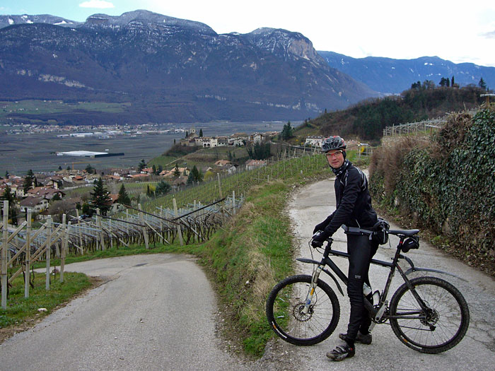 Abw&auml;rts nach Tramin
