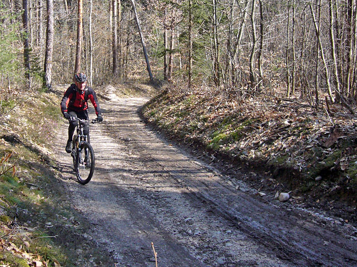 Beim Aufstieg wird uns doch etwas warm ...