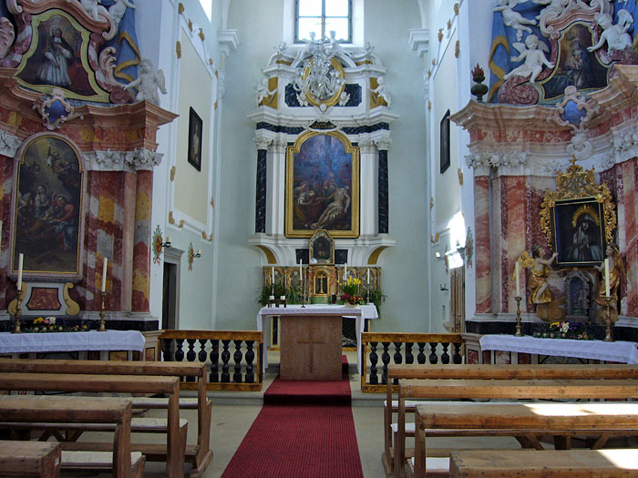 Das Innere der Kapelle