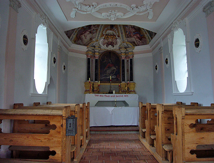 Die Kapelle von innen