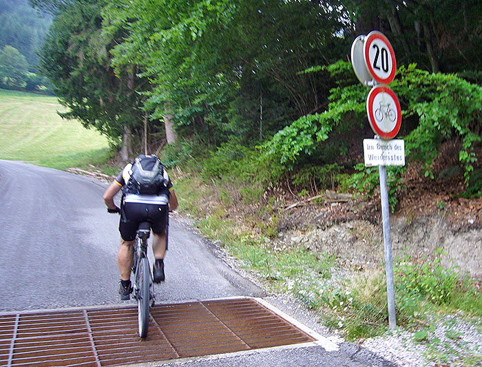 Nicht schneller als 20 km/h schieben?