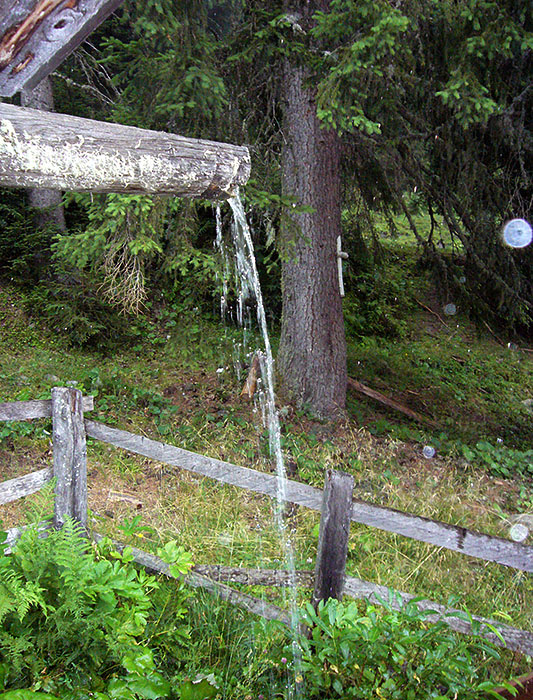 Der Regen prasselt ...