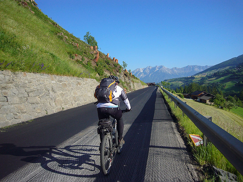 Auf der alten Brennerstraße fahren wir Richtung Innsbruck