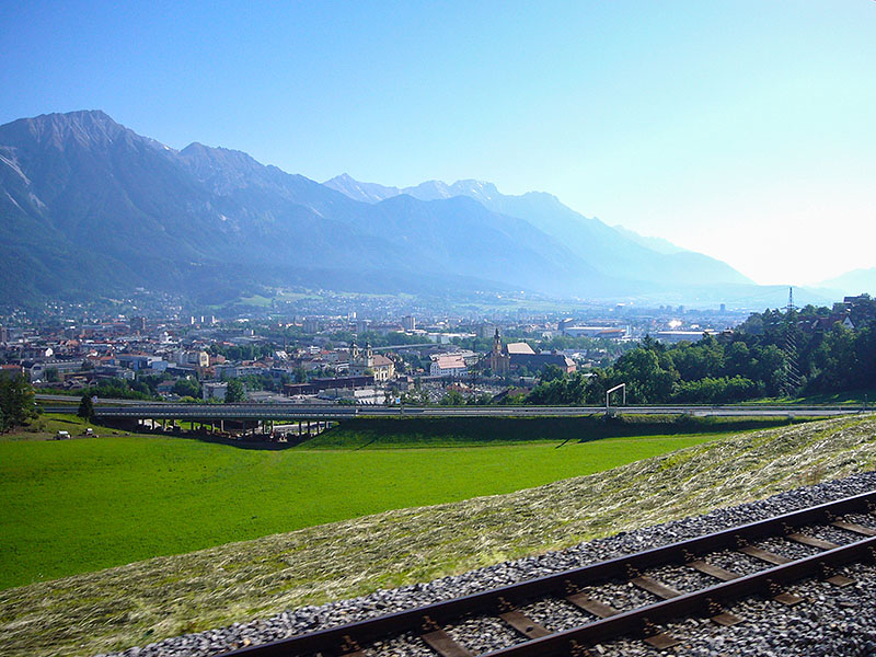 Blick über Innsbruck