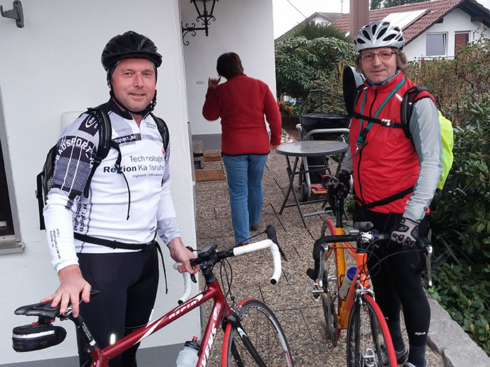 Nach dem Schlemmen, fertigmachen zum Aufbruch