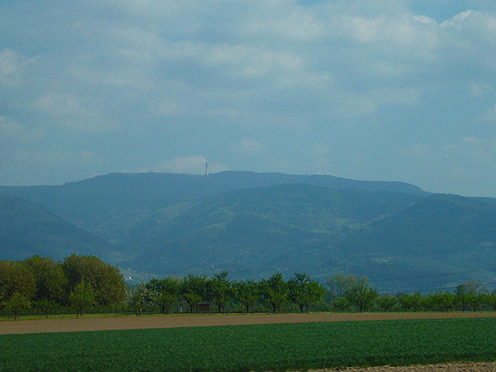 Auf dem R&uuml;ckweg: Die Hornisgrinde von der Autobahn aus gesehen