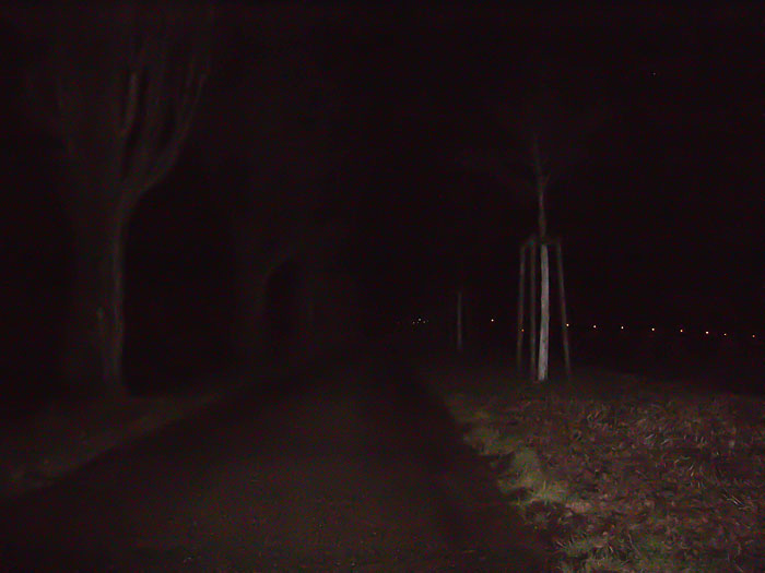 Nachts ist es halt dunkel ...