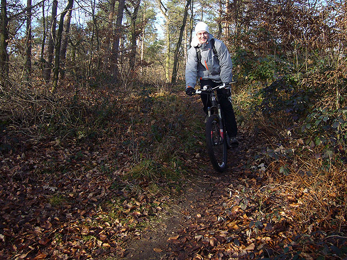 Nun geht es auf Trails weiter