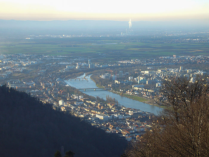 ... Blick auf Heidelberg