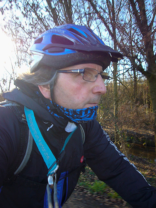 Mal wieder ein Selbstportrait, damit ich wei&szlig;, dass ich auch gefahren bin ;-)