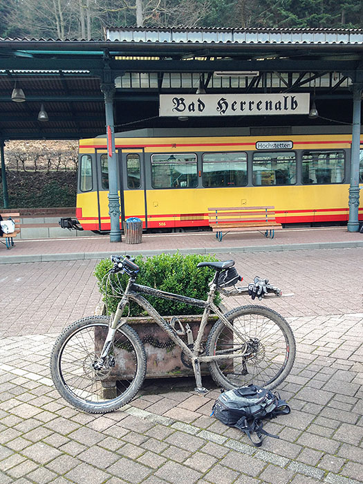 Beweisfoto f&uuml;r Steffen, nein, ich bin nicht mit der Bahn hingefahren ;-)