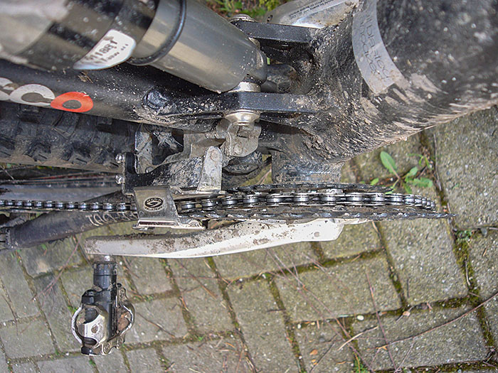 Nach wenigen Kilometern streikt die Schaltung am Fully