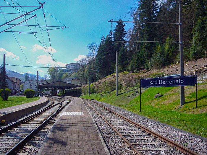 ... und schon schwindet der Kurort schon wieder hinter mir