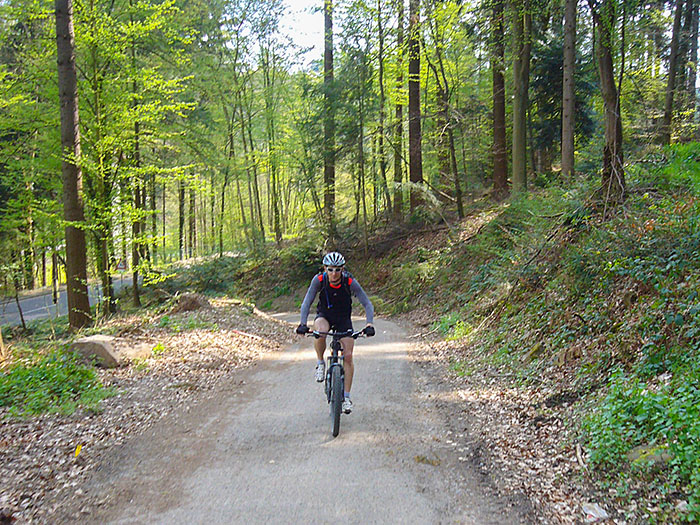 Steffen auf dem Albtalradweg