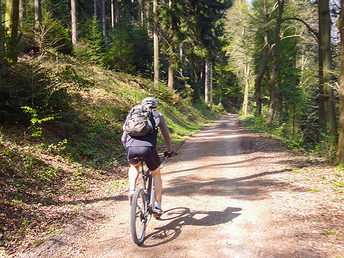 Danach rollen wir auf dem Graf-Rhena-Weg weiter