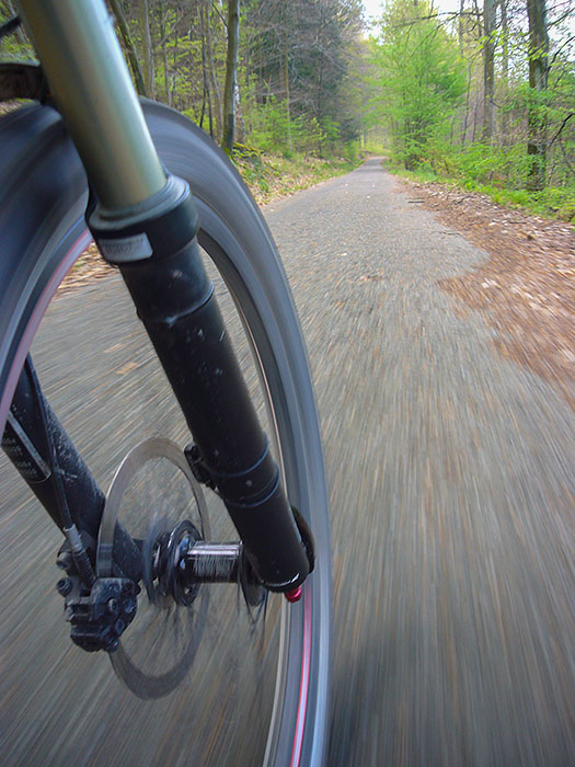 Auf dem Albtalradweg bei Fischbach