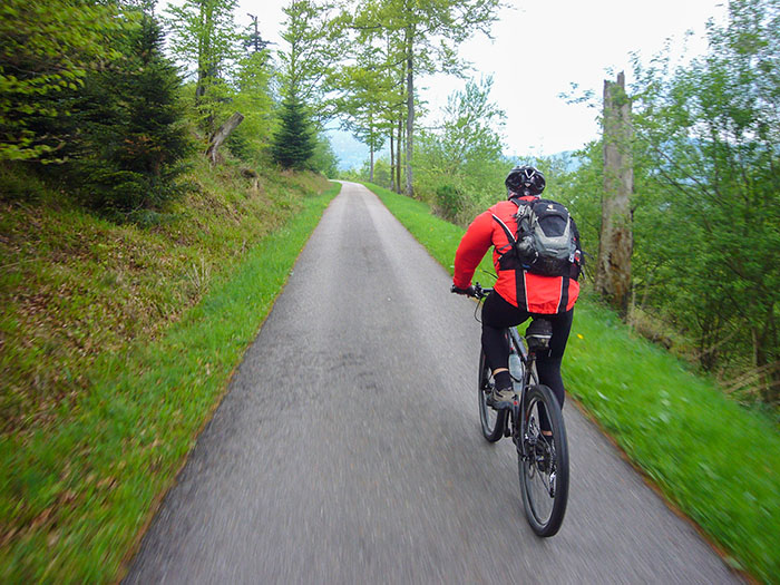 Auf jeden Fall geht es bergab