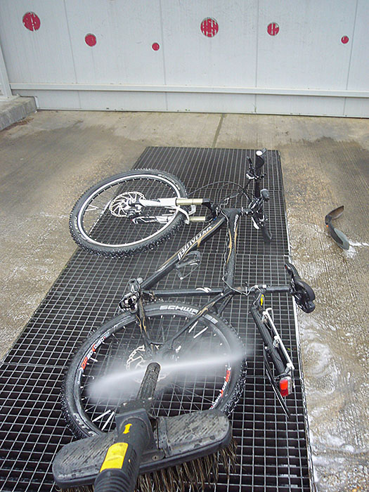 ... um in Reichenbach endlich mal mein Fahrrad grob zu s&auml;ubern