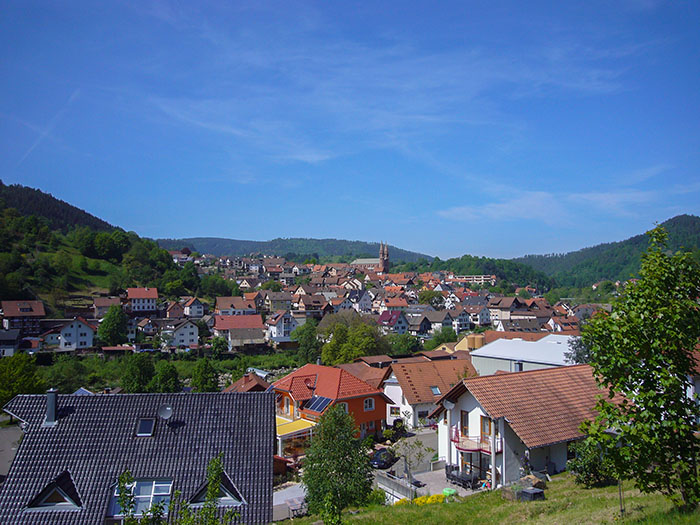 Blick auf Forbach