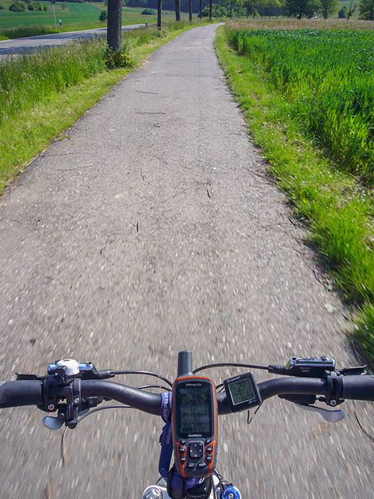 Abfahrt nach Kleinsteinbach