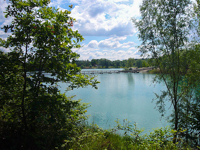 Baggersee hinter Kronau