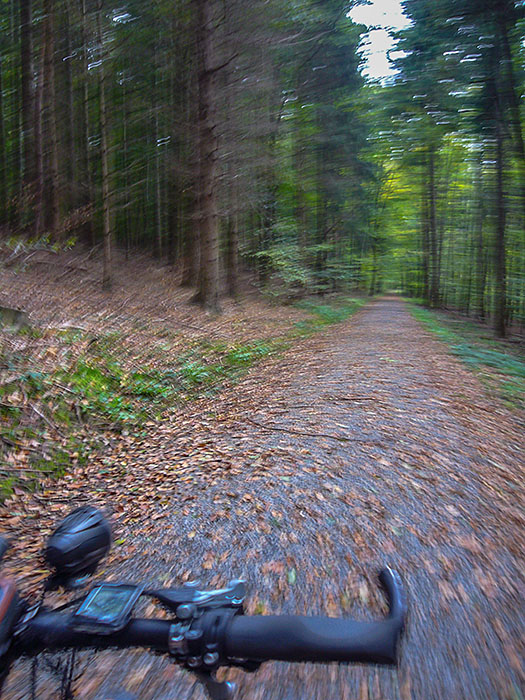 ... strample ich Richtung Dobel