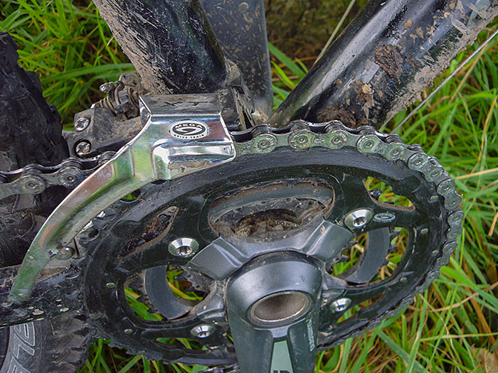 ... aber die Kette ist neu - nach dem Kettenriss letzte Woche