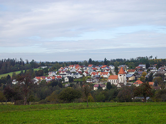 Blick auf Langenalb