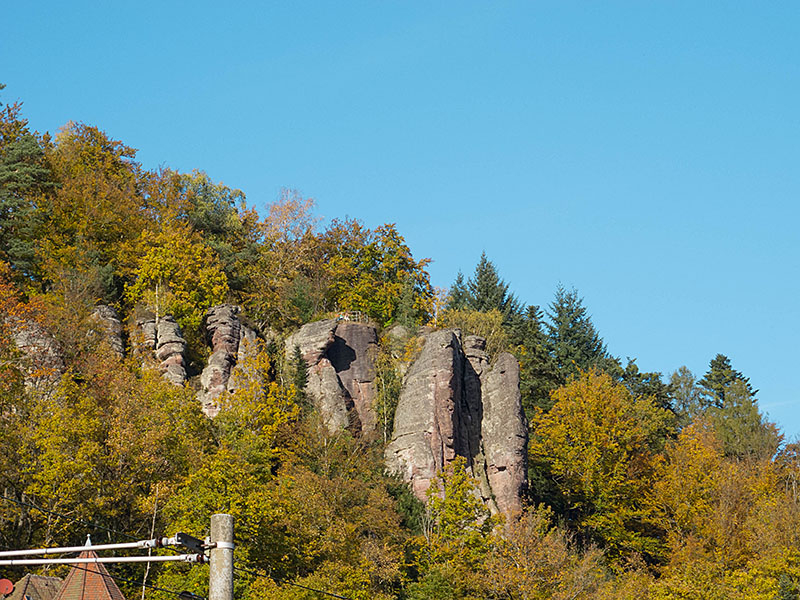 Felsengruppe Falkenstein bei Bad Herrenalb