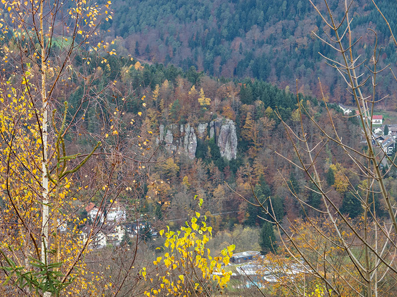 Die Felsengruppe Falkenstein