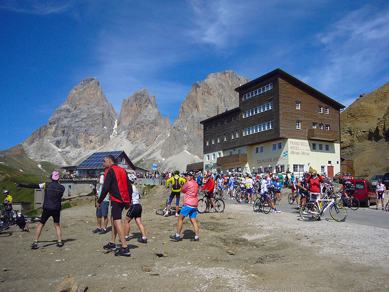 Ohne Fotos vom Gr&ouml;dner zum Sella Joch