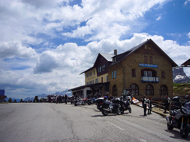 Auf dem Passo Falzarego