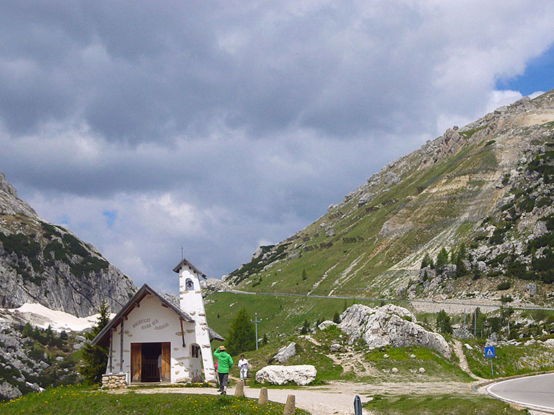 ... doch wir nehmen die Stra&szlig;e zum n&auml;chsten Pass