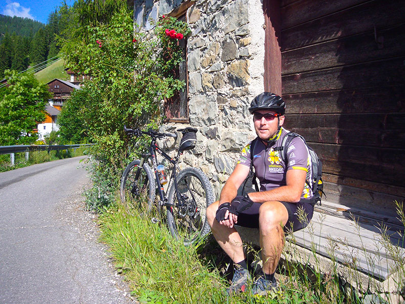 Kurze Pause mit Blick ...