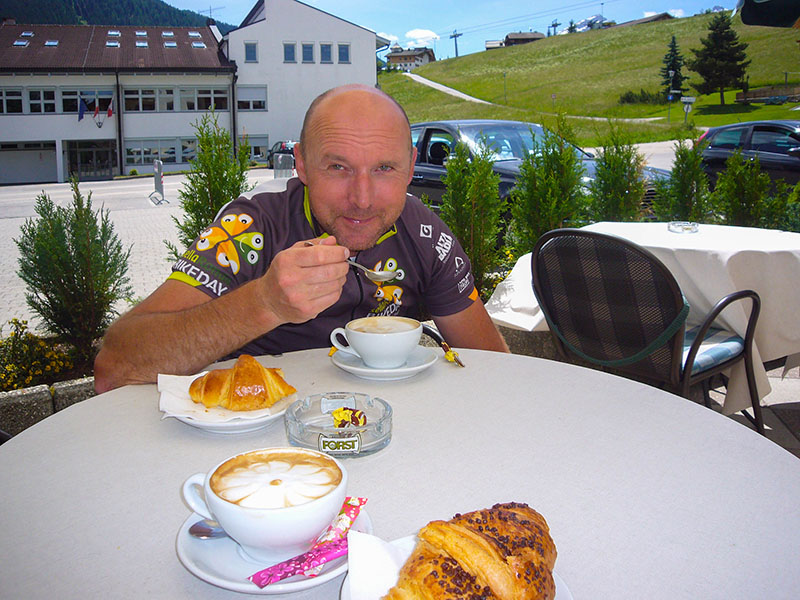 Kaffeepause in La Villa