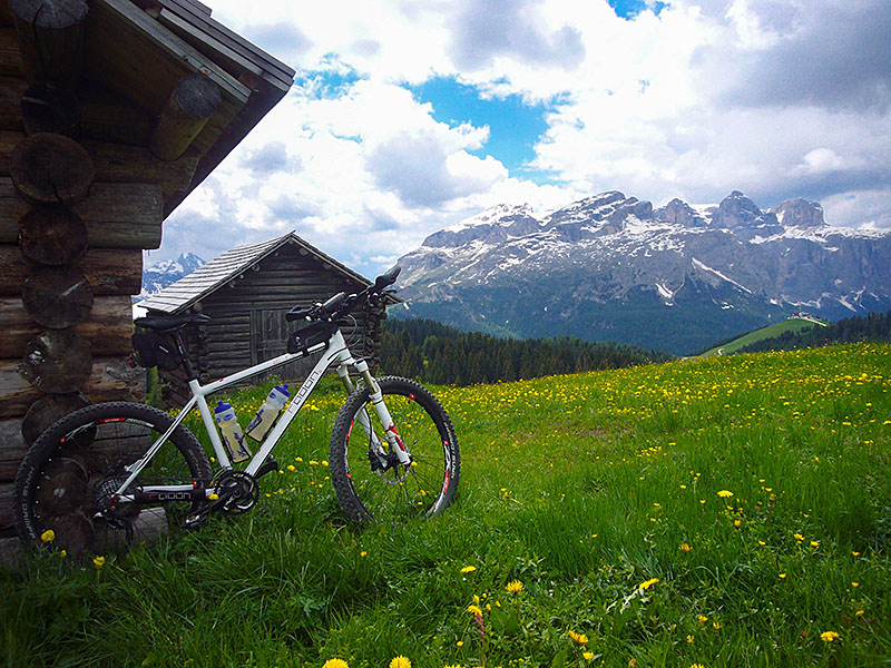 ... vor imposanten Bergkulissen