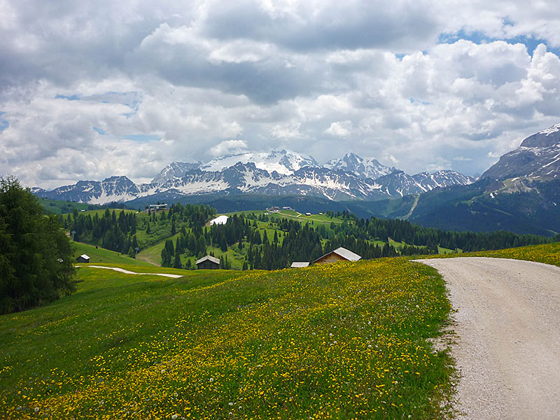 Die Sella-Gruppe liegt vor uns