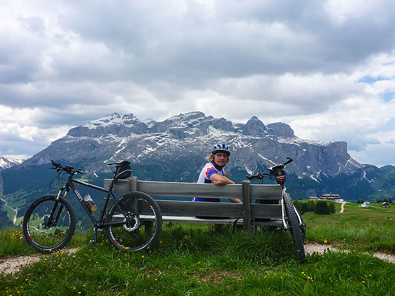Kurze Rast mit sch&ouml;nem Ausblick