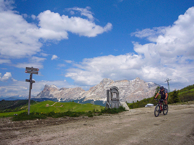 Abfahrt nach Corvara