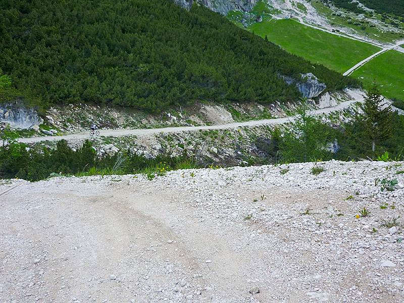 Abfahrt ins Tal und zur&uuml;ck zur Unterkunft  ...