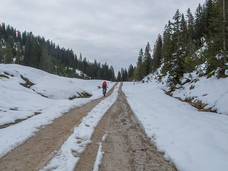 Viel mehr Schnee erleben wir zum Glück nicht