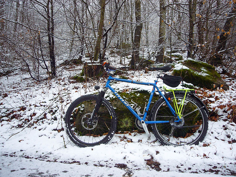 Heute war endlich mal Gelegenheit, das Winterbike auszuf&uuml;hren