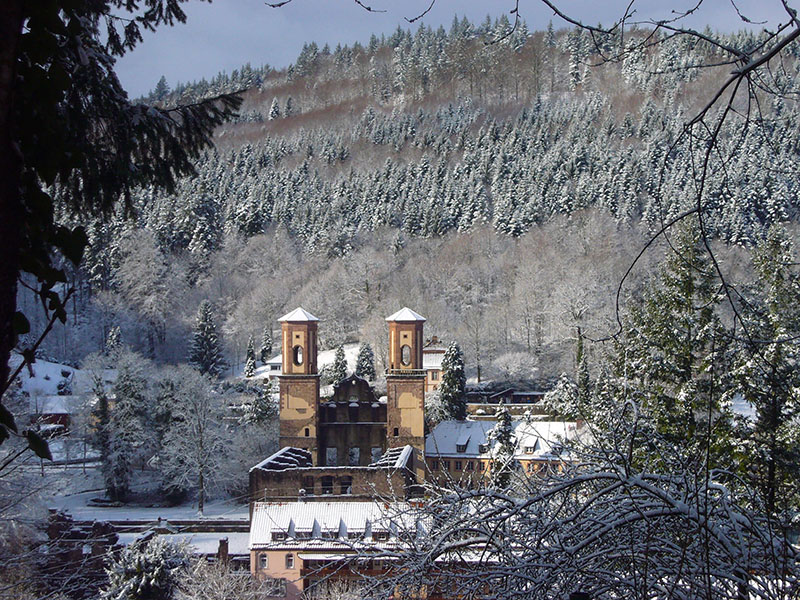 Frauenalb in der Wintersonne