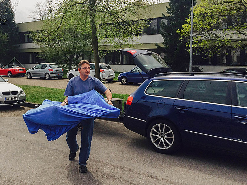 Welches Rad nimmt Carlo wohl mit auf Tour?