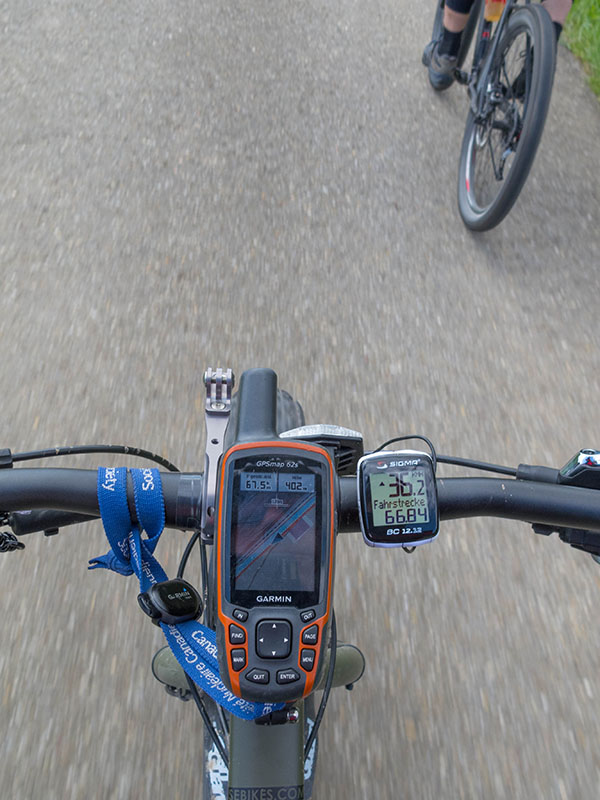 Mit R&uuml;ckenwind l&auml;uft es wie d'Sau ;-)