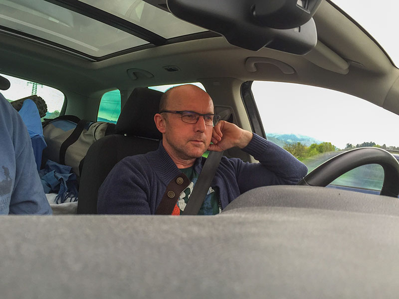 Volle Konzentration auf der Autobahn