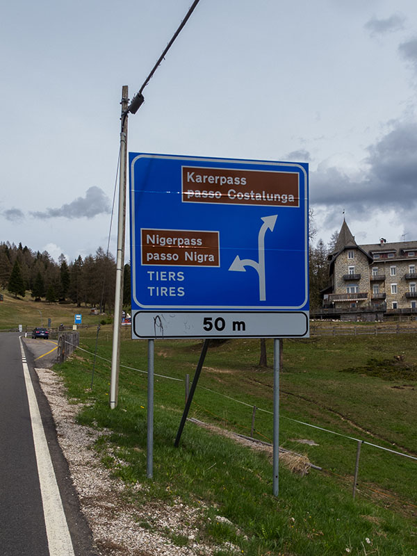 Nun halte ich mich rechts ...