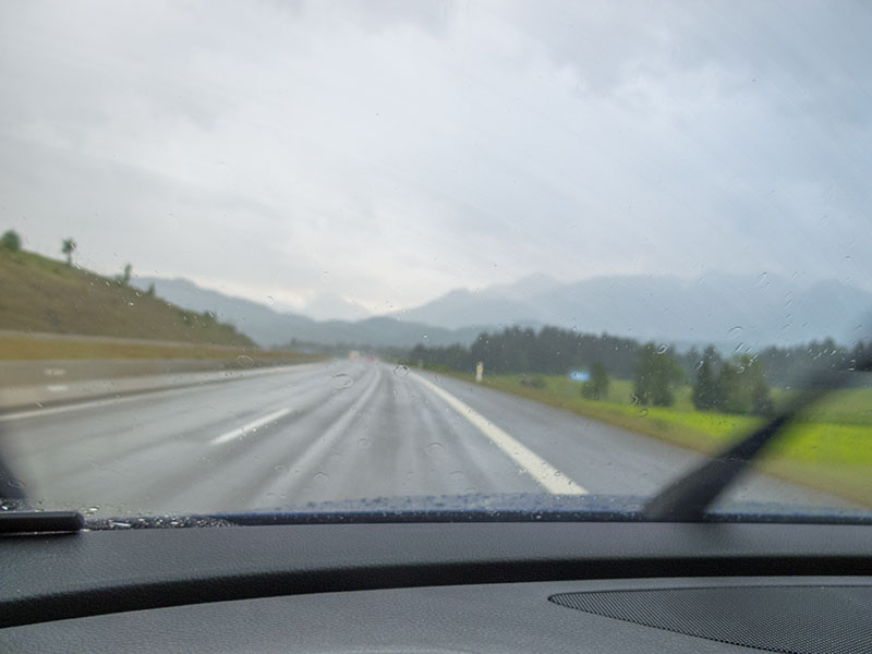 Ab Bayern und durch &Ouml;sterreich ist das Wetter besch ...