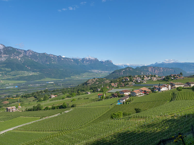 Blick zurück ins Etschtal